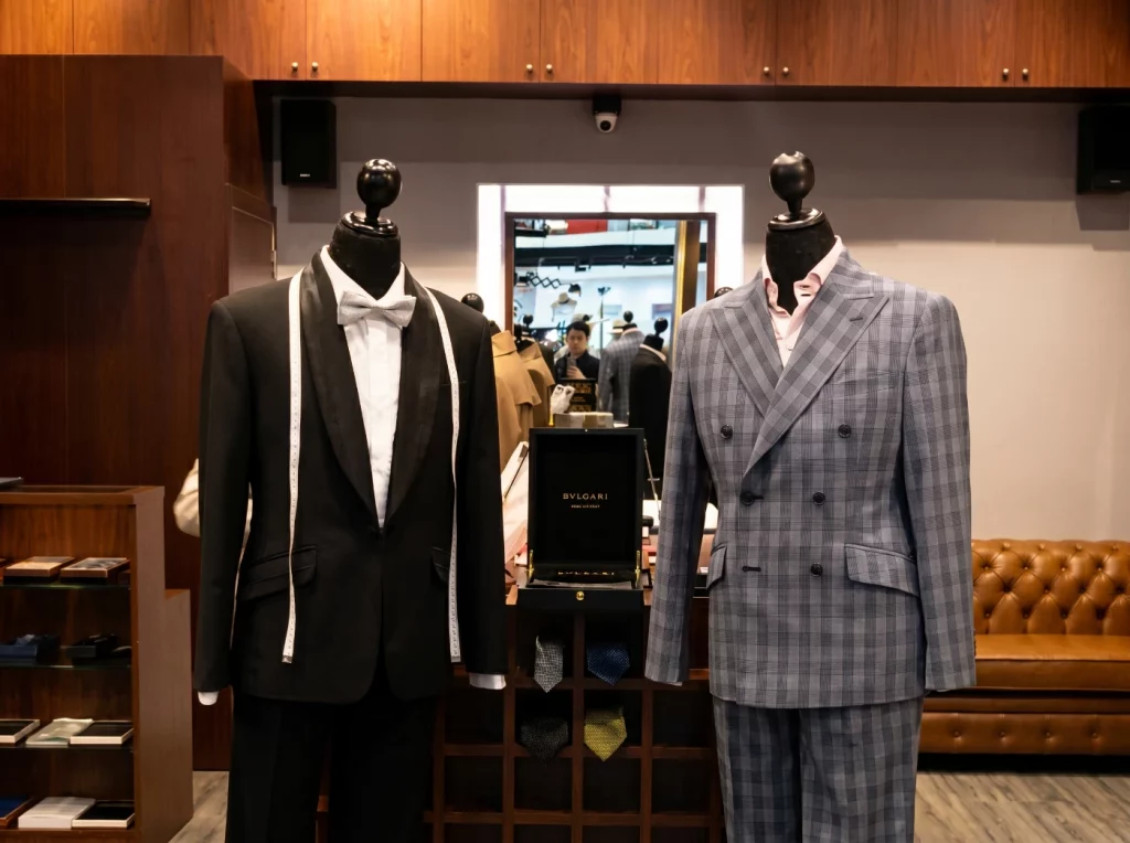 Sam Cerruti Tailor Review suit display