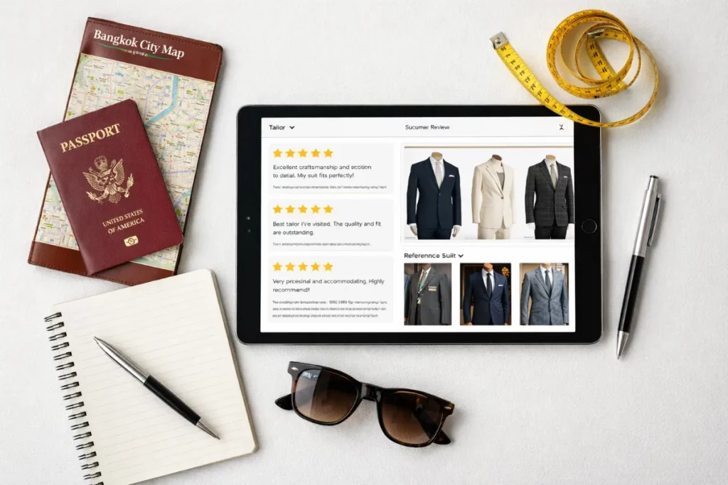 Buy a Suit in Bangkok preparation steps