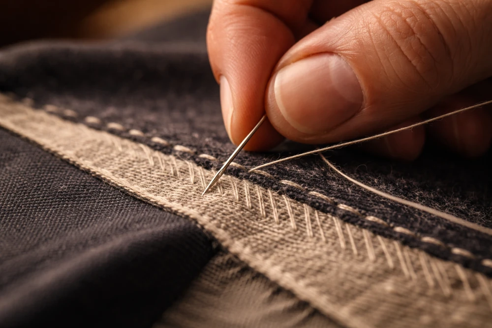 Anatomy of a Bespoke Suit Hand Stitching Details