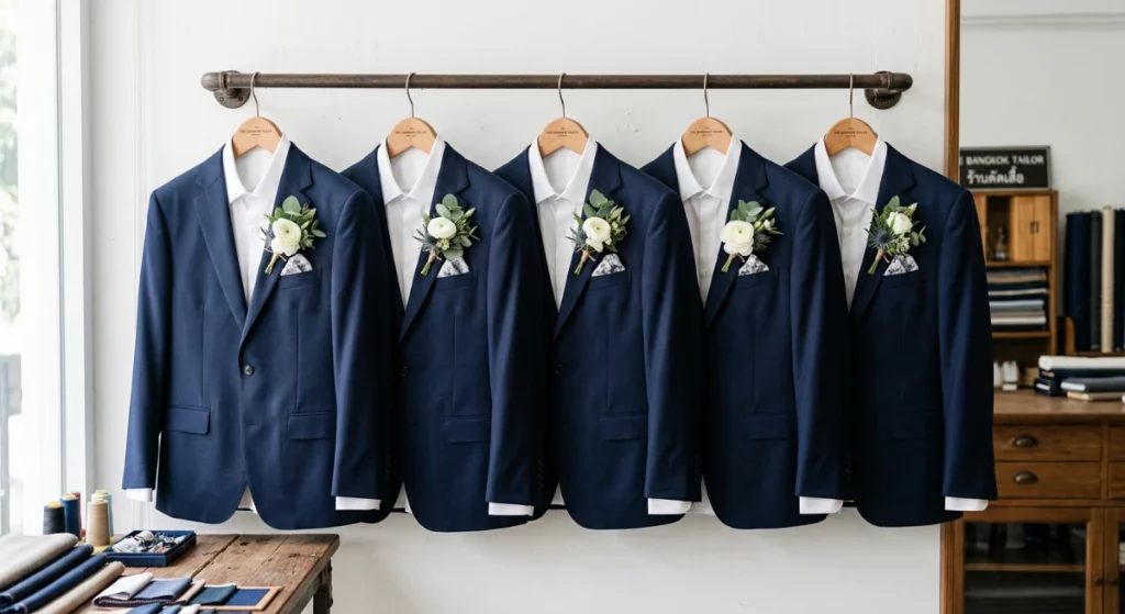 wedding suit bangkok groomsmen