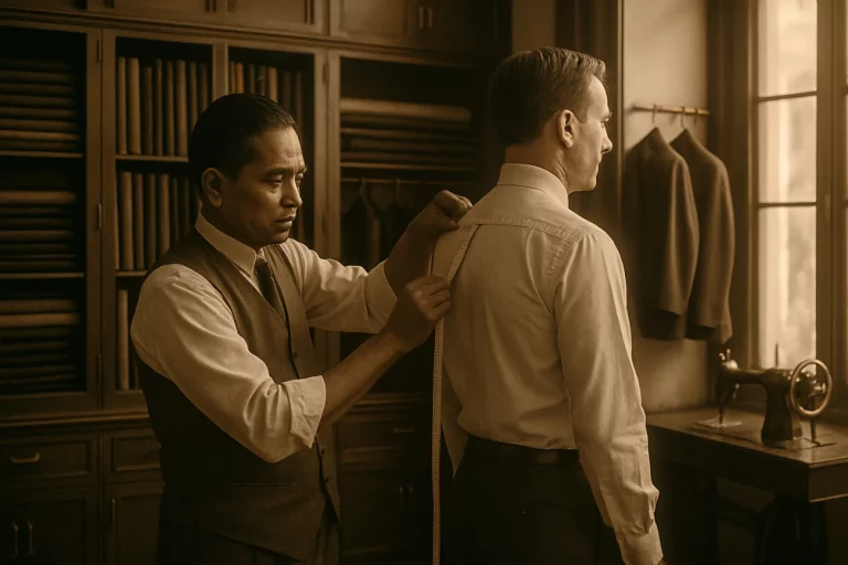 History of Bangkok tailoring shown through 1960s diplomatic-era bespoke showroom